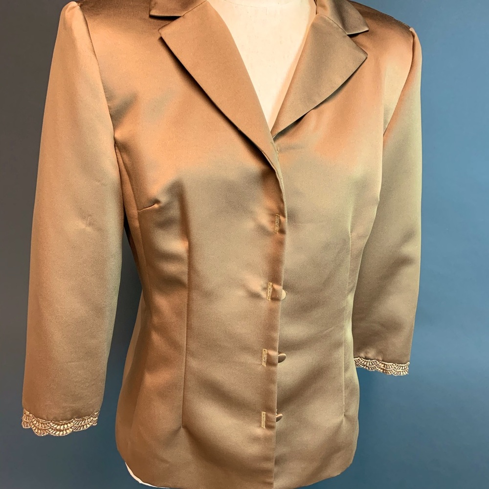 NWT Donna Ricco Bronze jacket